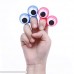 PORTOWN 30 Pieces Eye Finger Puppets Googly Eye Puppets Oobi Eye Ring Party Favor Toys for Kids 6 Colors Large Size Large Size B07K77ZYN6